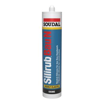 Soudal Silirub Bau N Bausilikon schwarz 300ml